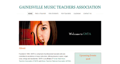 Desktop Screenshot of gainesvillemusicteachers.org